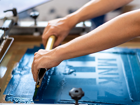 bilde av SerigrafiHandkolorert