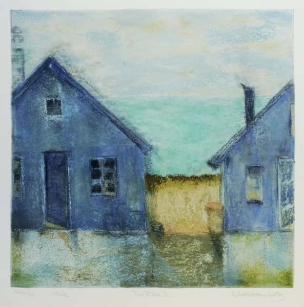 Two Blue III av Charlotte Augusta Sommerfelt Høy