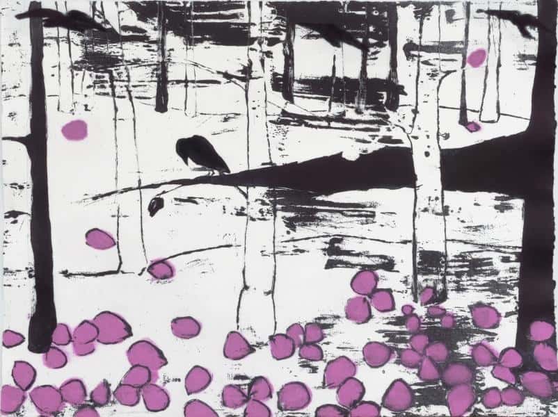 Cherry Blossom Leaves av Anja Solvik