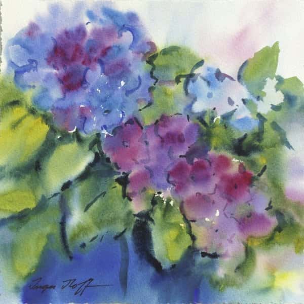 Hortensia II av Inger Hoff