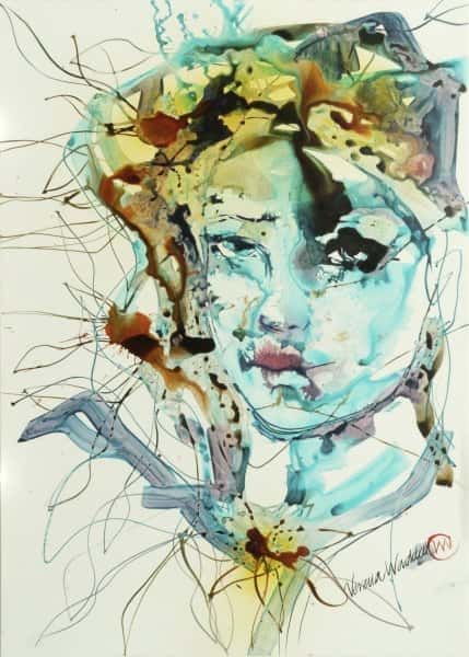 Blue gaze av Verena Waddell