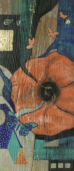 Papaver II av Elisabeth Ditmansen