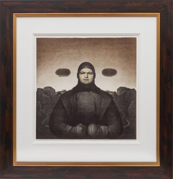 Hann mot åpen himmel av Odd Nerdrum