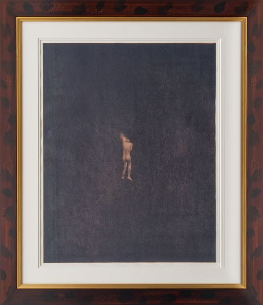 Burning man av Odd Nerdrum