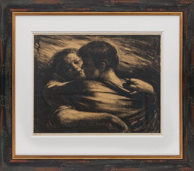 Kjærlighetspar av Odd Nerdrum