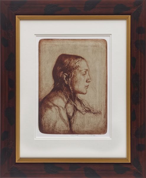 Hege i profil av Odd Nerdrum